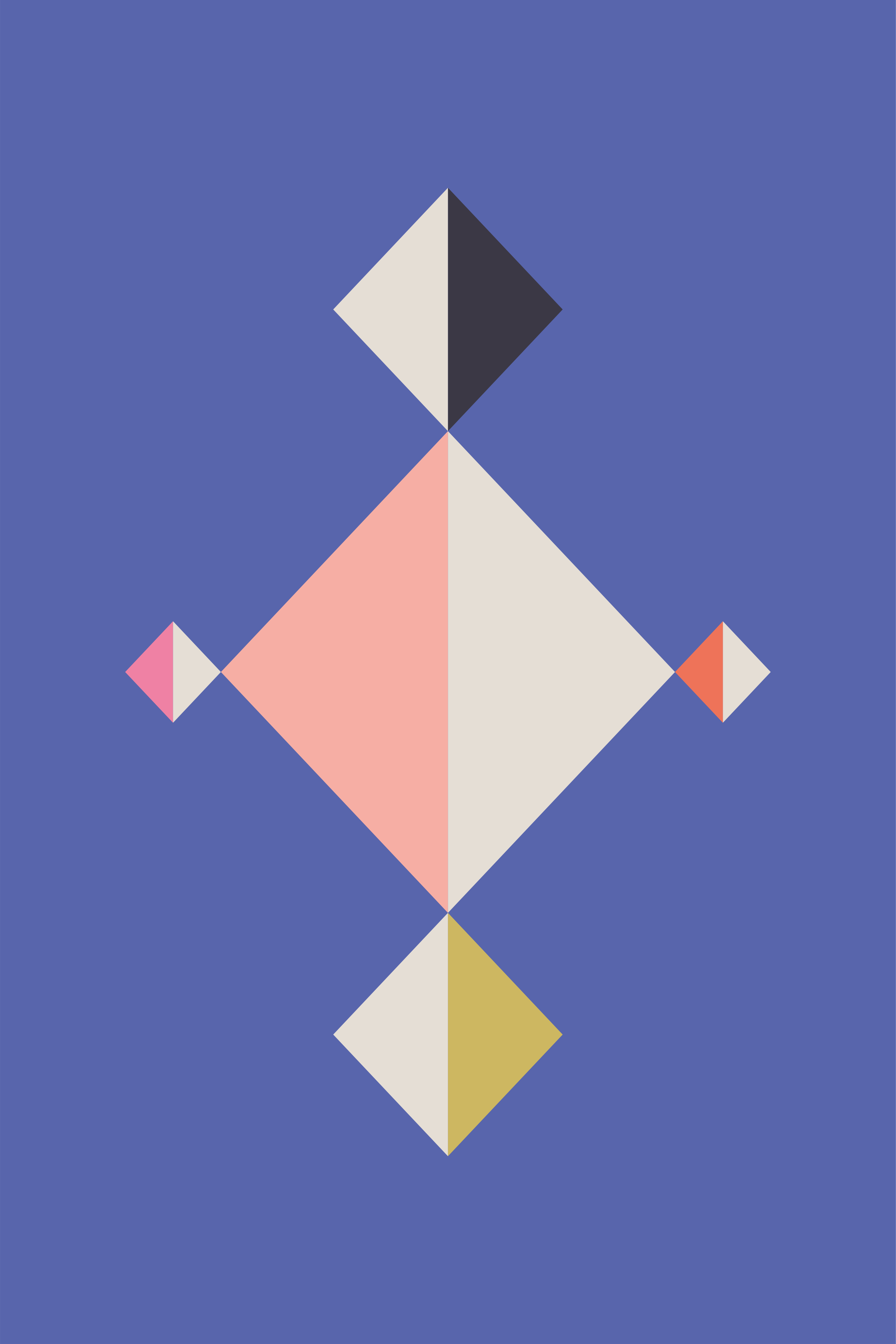 Moderný vinylový koberec s geometrickým vzorom - Tenstickers
