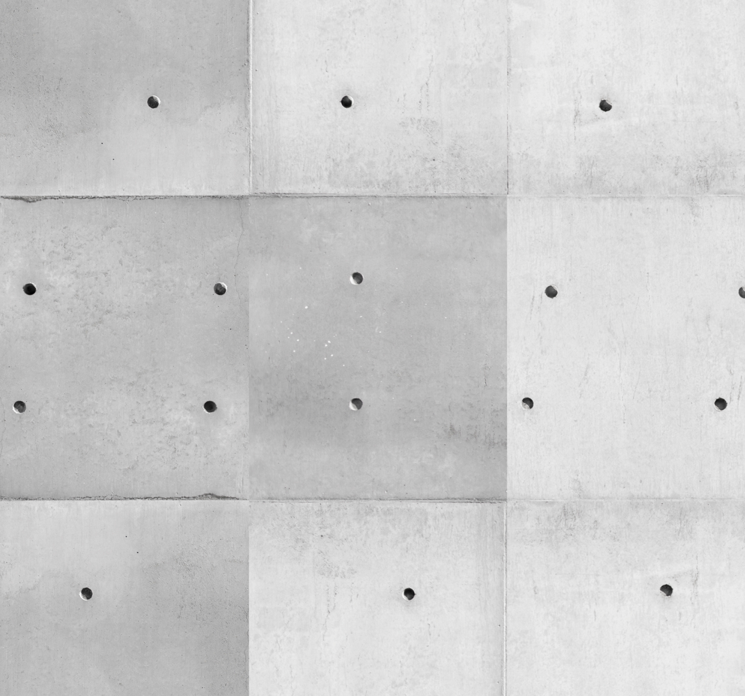Vzorovaný vinylový koberec minimalistické betónové panely - Tenstickers