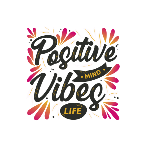 Vinylový koberec citáty pozitívna myseľ pozitívne vibrácie - Tenstickers