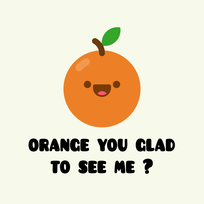 Vinylový koberec citáty vtipný citát s oranžovou - Tenstickers