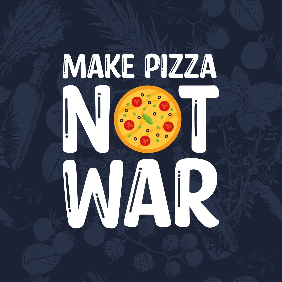 Vinylový koberec citáty zábavné citáty robia pizzu - Tenstickers