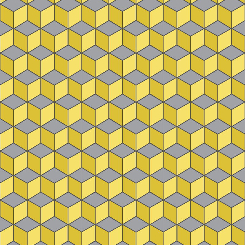 Vinylový koberec s geometrickými tvarmi pantone štvorce - Tenstickers