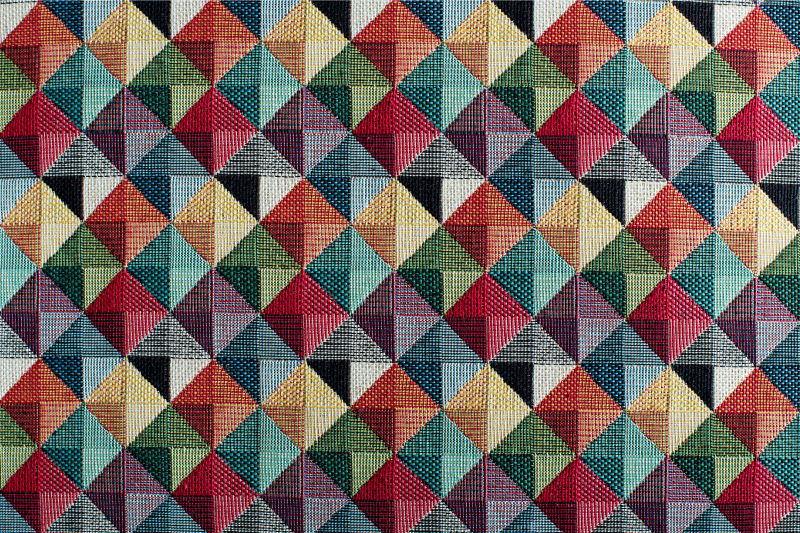 Vinylový koberec s geometrickými tvarmi geometrické vzory - Tenstickers