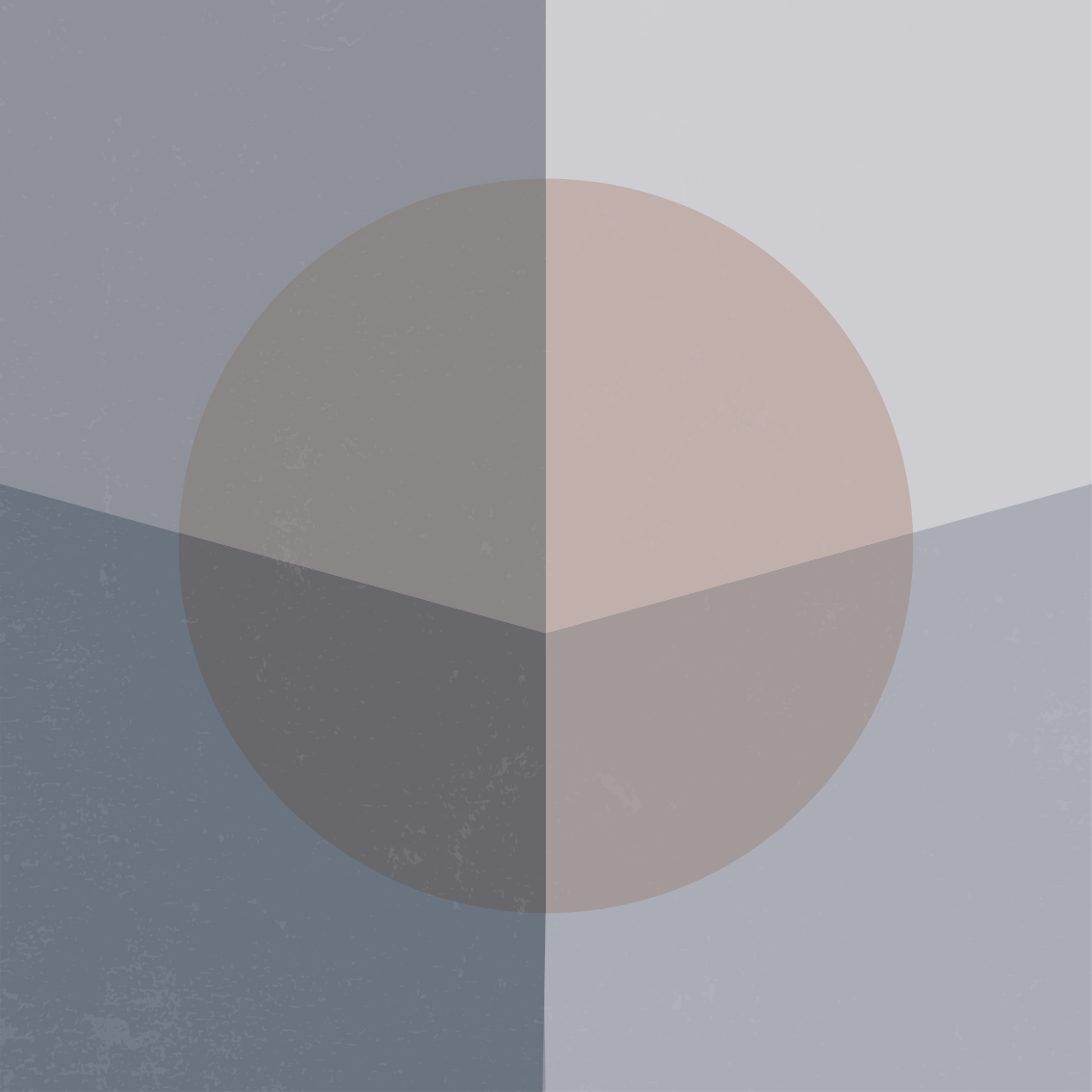 Vinylový koberec s geometrickými tvarmi v ružovej a šedej - Tenstickers