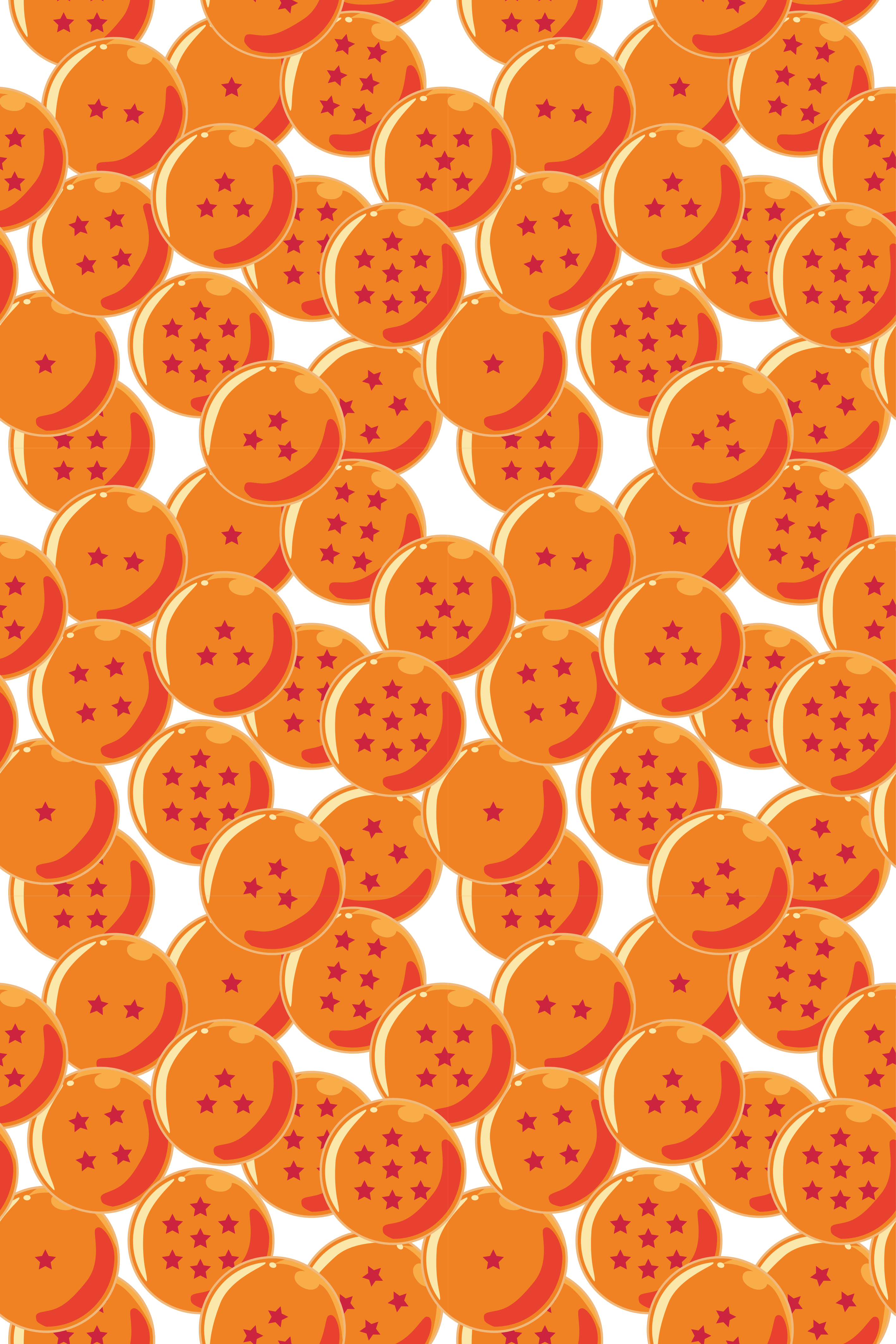 Oranžový vinylový koberec drakove gule - Tenstickers