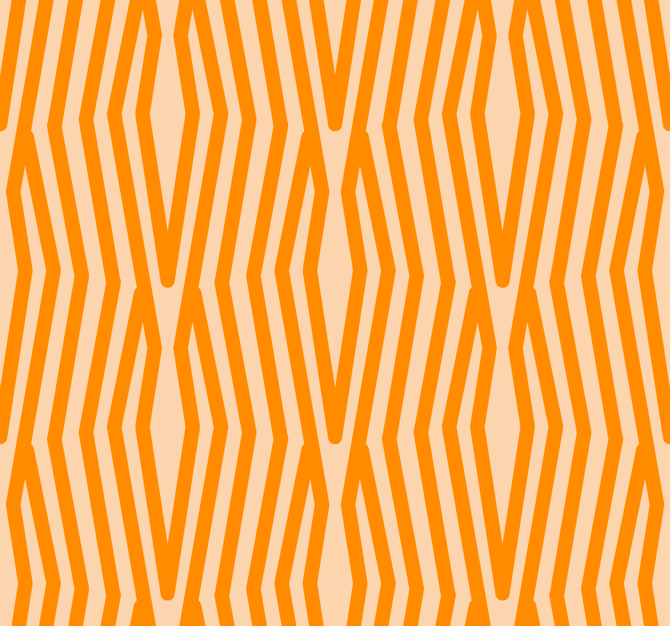 Oranžový vinylový koberec s abstraktným vzorom - Tenstickers
