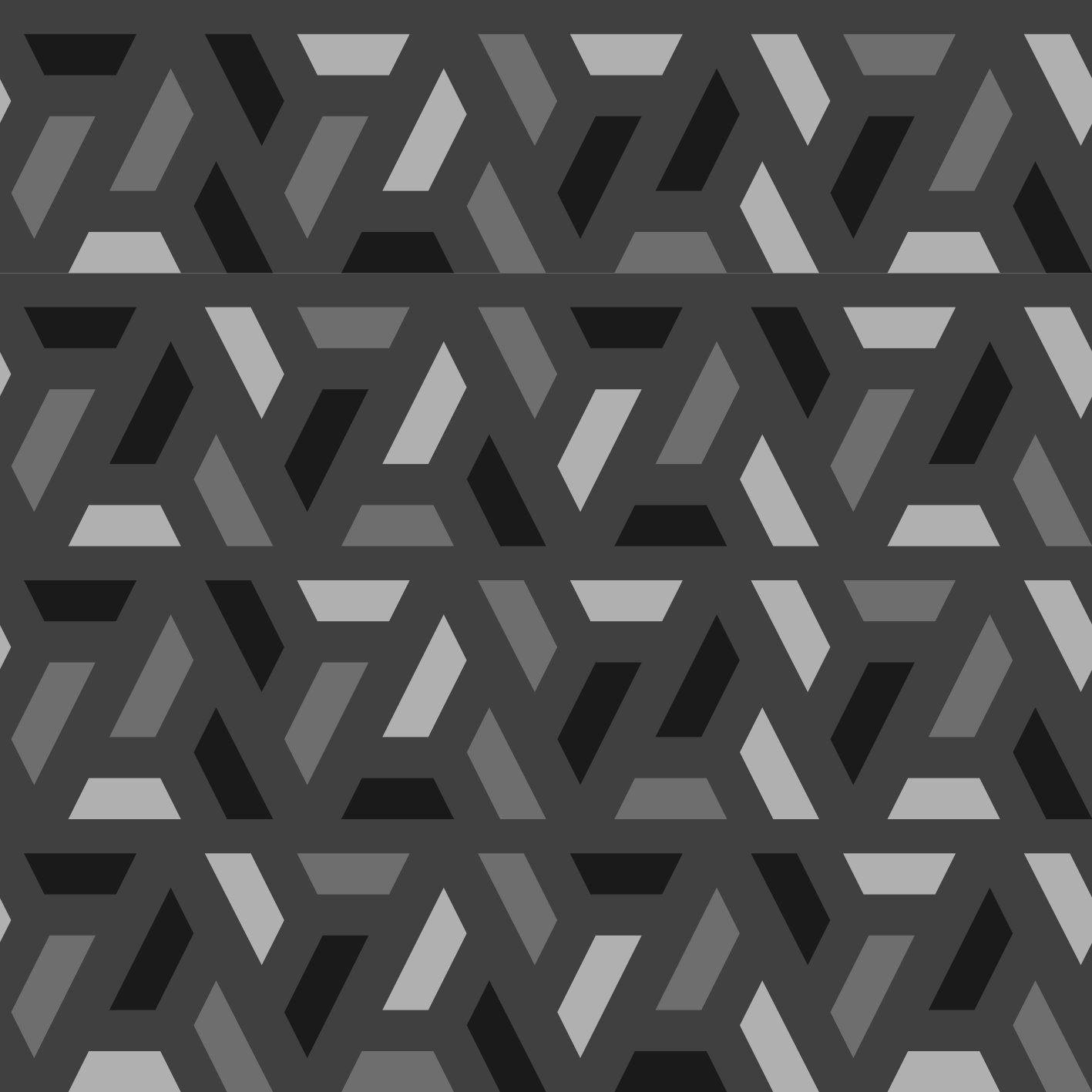 čierny vinylový koberec geometrické trojuholníky čierne tóny - Tenstickers
