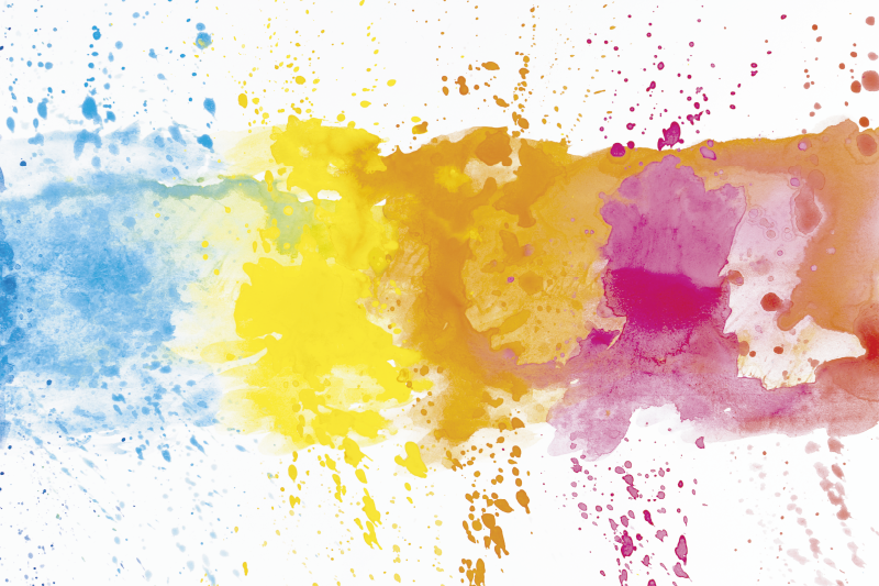 vinylový koberec do obývačky farebný striekaný povrch - Tenstickers