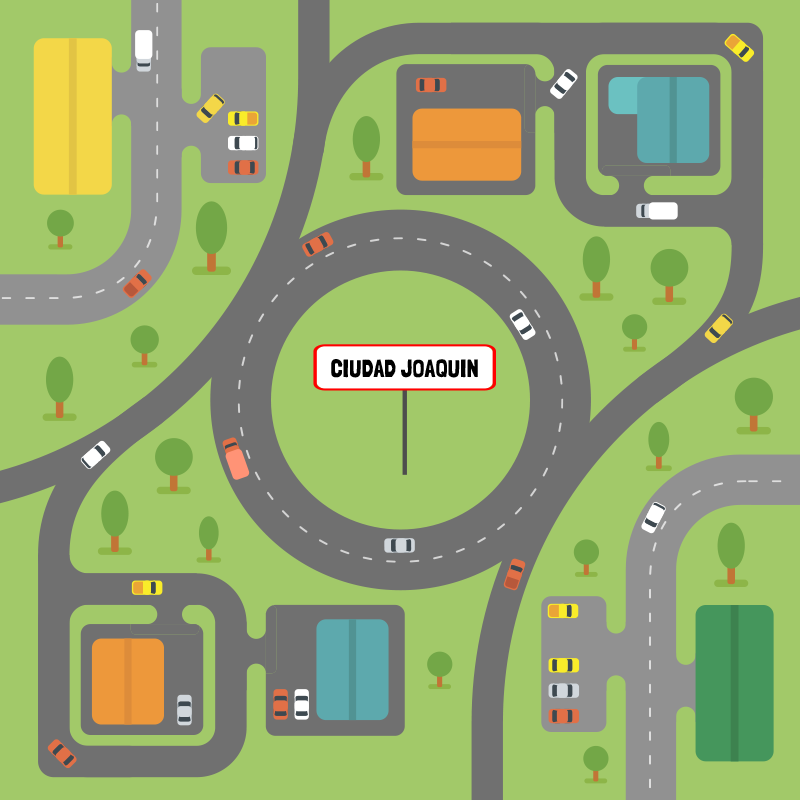 vinylový koberec s menom personalizovaná panoráma mesta - Tenstickers