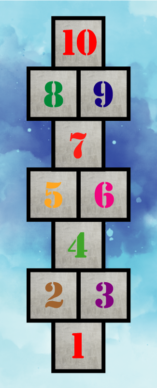 detský vinylový hry poskoková zábava - Tenstickers