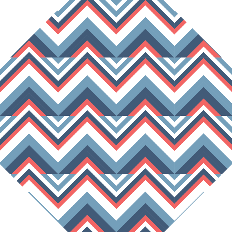 vinylový koberec s geometrickýmy tvarmi chevron colorblock - Tenstickers