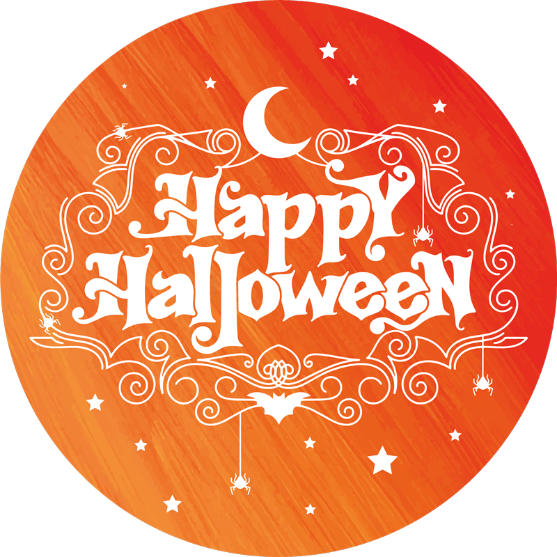 vinylový koberec halloween obežník halloweenskej slávnosti - Tenstickers