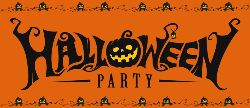 vinylový koberec halloween výzdoba halloweenskej slávnosti - Tenstickers