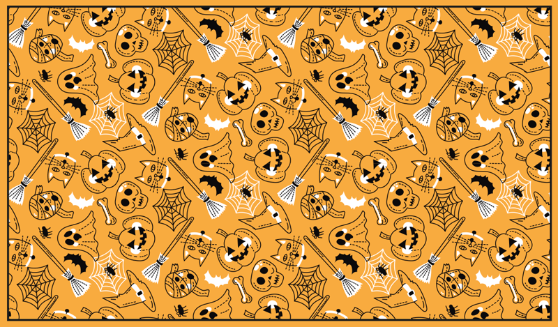 vinylový koberec halloween strašidelný halloween - Tenstickers