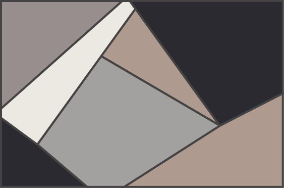 Vinylový koberec geometrické tvary béžový geometrický - Tenstickers