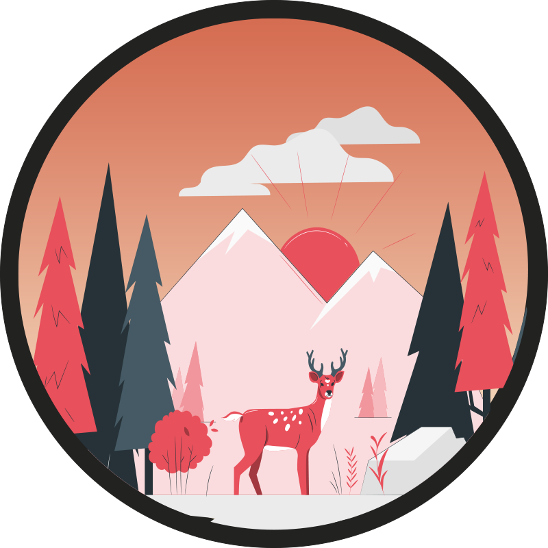 prírodný vinylový koberec pokojná divočina - Tenstickers