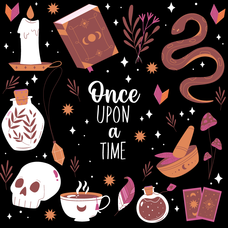 rôzne vinylové koberce pre deti rozprávkový čas - Tenstickers