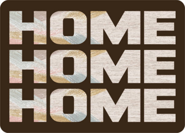 vinylový koberec citáty vitajte domovom vchodom - Tenstickers