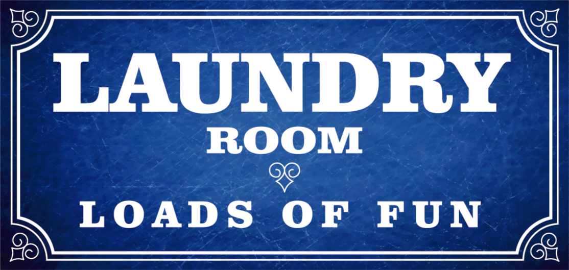 vinylový koberec citáty zábava v práčovni - Tenstickers