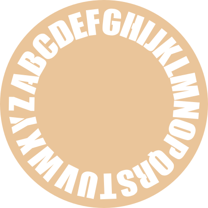 Vinylový koberec pre deti vintage abeceda - Tenstickers