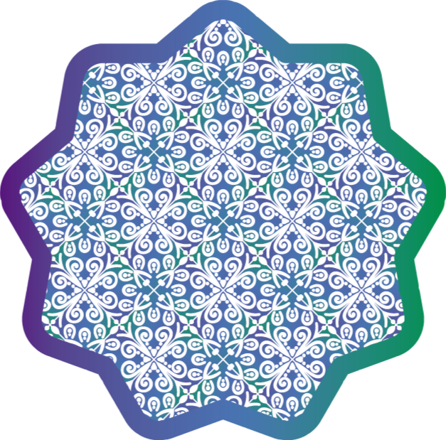 Etnický vzor farebný etnický koberec - Tenstickers