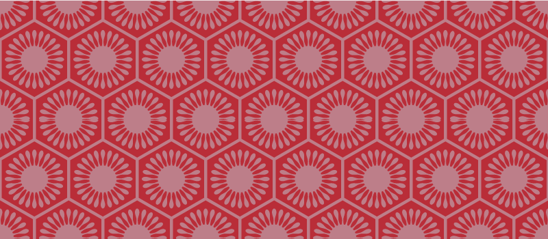 vinylový koberec geometrické tvary kruhový súbor motívov - Tenstickers