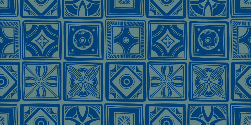 vinylový koberec kachličky dekoratívne geometrické - Tenstickers