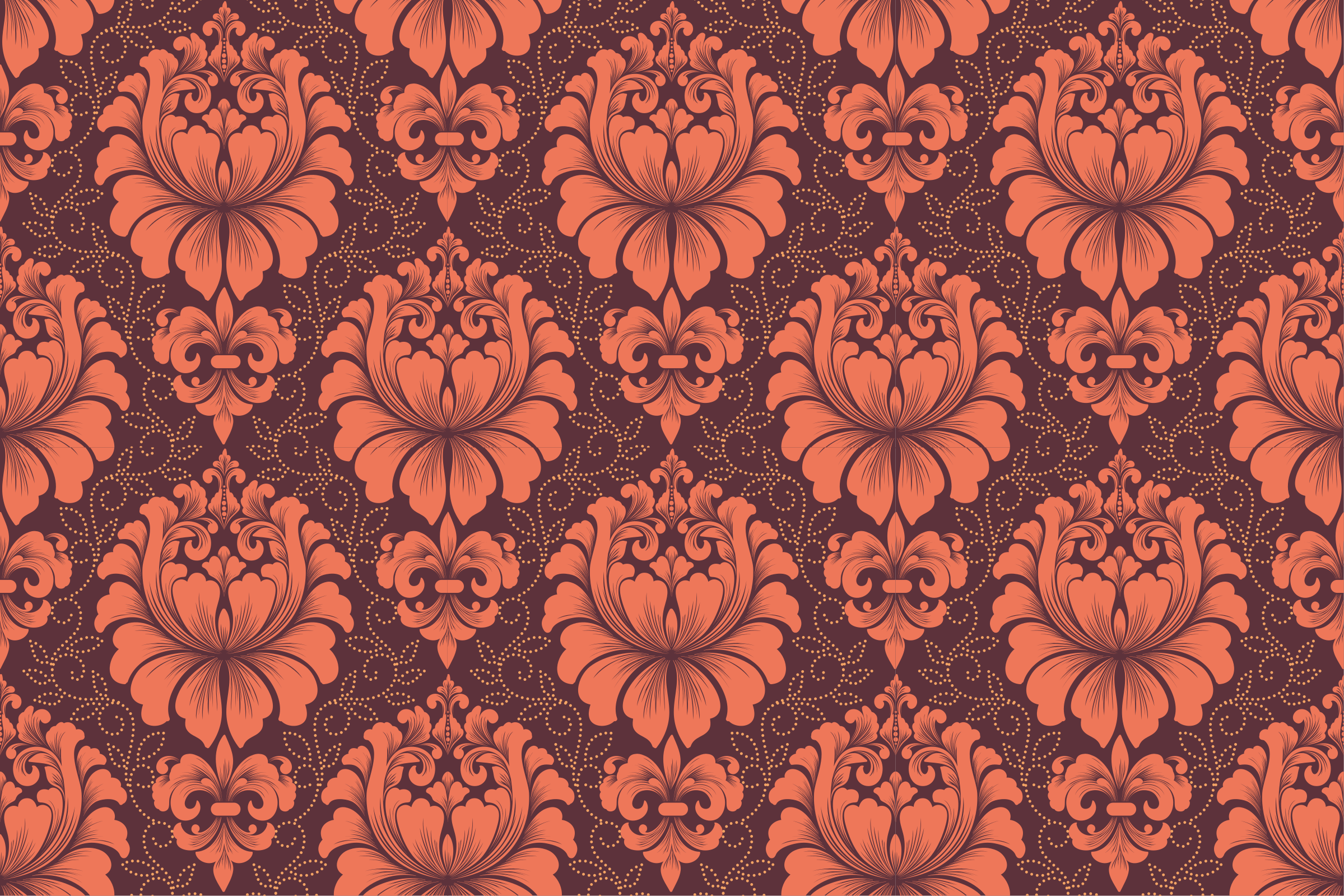 vinylový koberec mandala zdobená symetria - Tenstickers