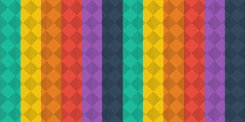 Farebný diamant moderný koberec - Tenstickers