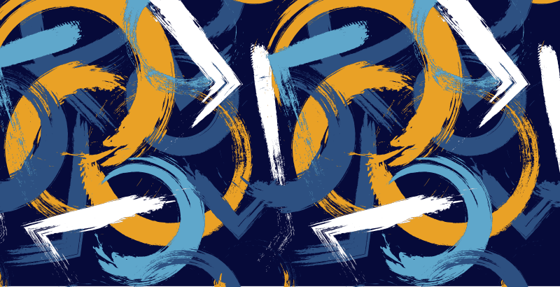 Kombinovaný viacfarebný vinylový koberec do obývacej izby - Tenstickers