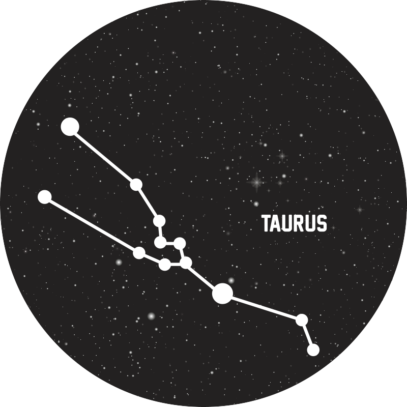 Znamenie zverokruhu taurus moderný koberec - Tenstickers
