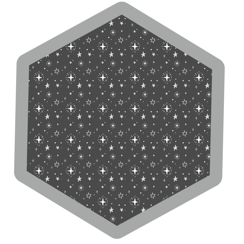 Umývaný šedý koberec detských hviezd - Tenstickers