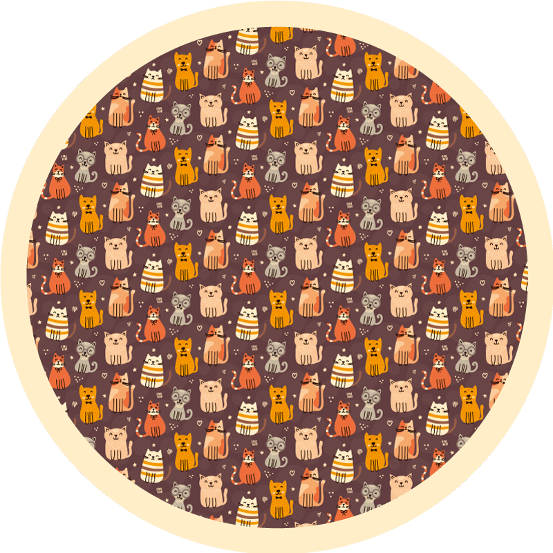 Rôzne vinylové koberce pre deti so zvieracími vzormi - Tenstickers