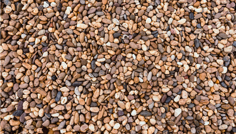 Morské okruhliaky podlaha kamenná dlažba - Tenstickers