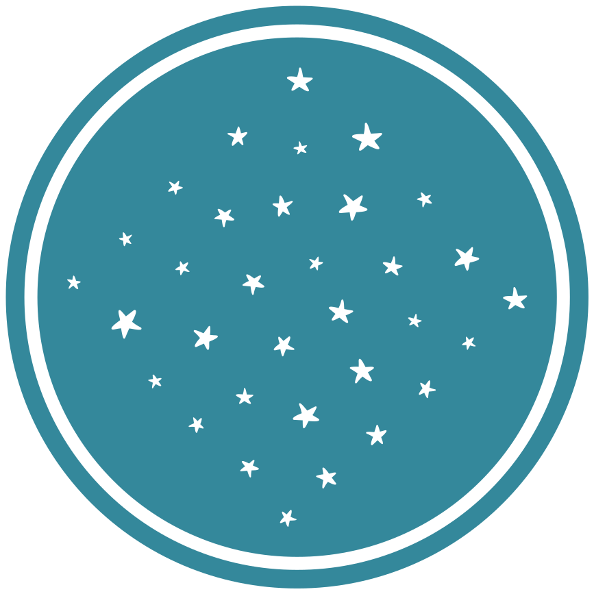 hviezdy vinylový koberec hviezdny motív - Tenstickers