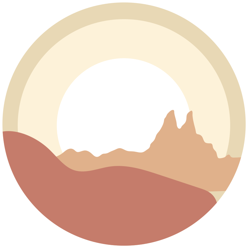 prírodný vinylový koberec minimalistická krajina - Tenstickers