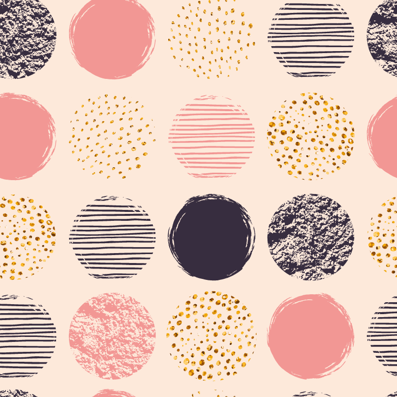 Farebný orbitálny detský vinylový koberec - Tenstickers