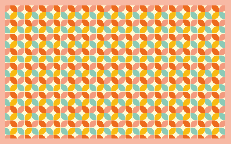 Vinylový koberec s geometrickými tvarmi hexagóny - Tenstickers
