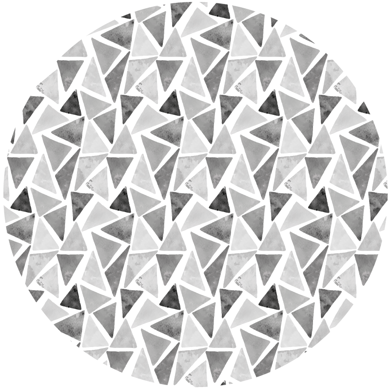 šedé tóny trojuholníky geometrické vinylové koberce - Tenstickers