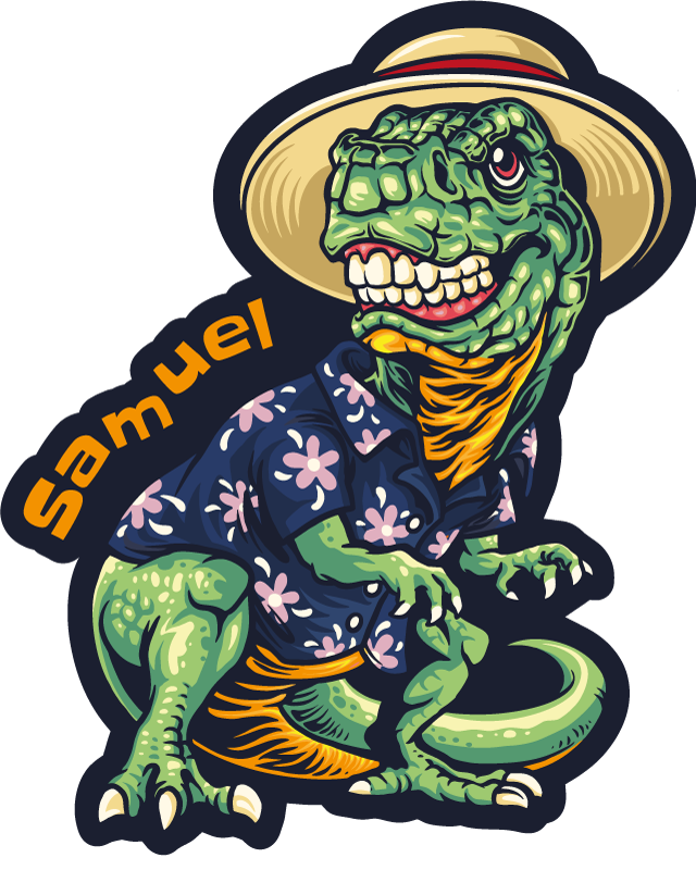 T rex dinosaurus na koberci sviatočnej spálne - Tenstickers