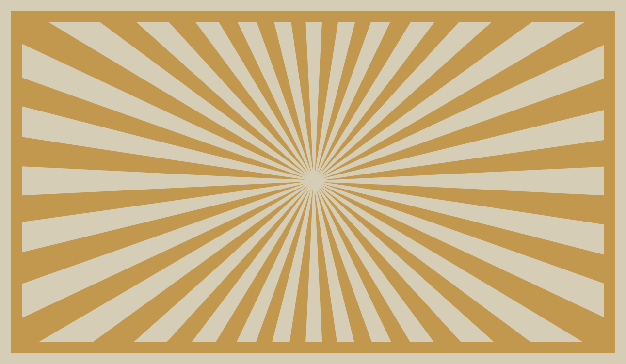 Sunburst koberec moderný dizajn - Tenstickers