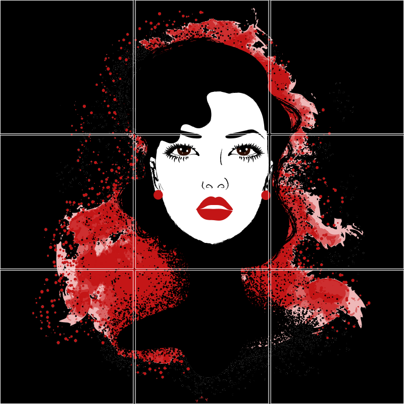 Obklad na stenu moderný koberec - Tenstickers