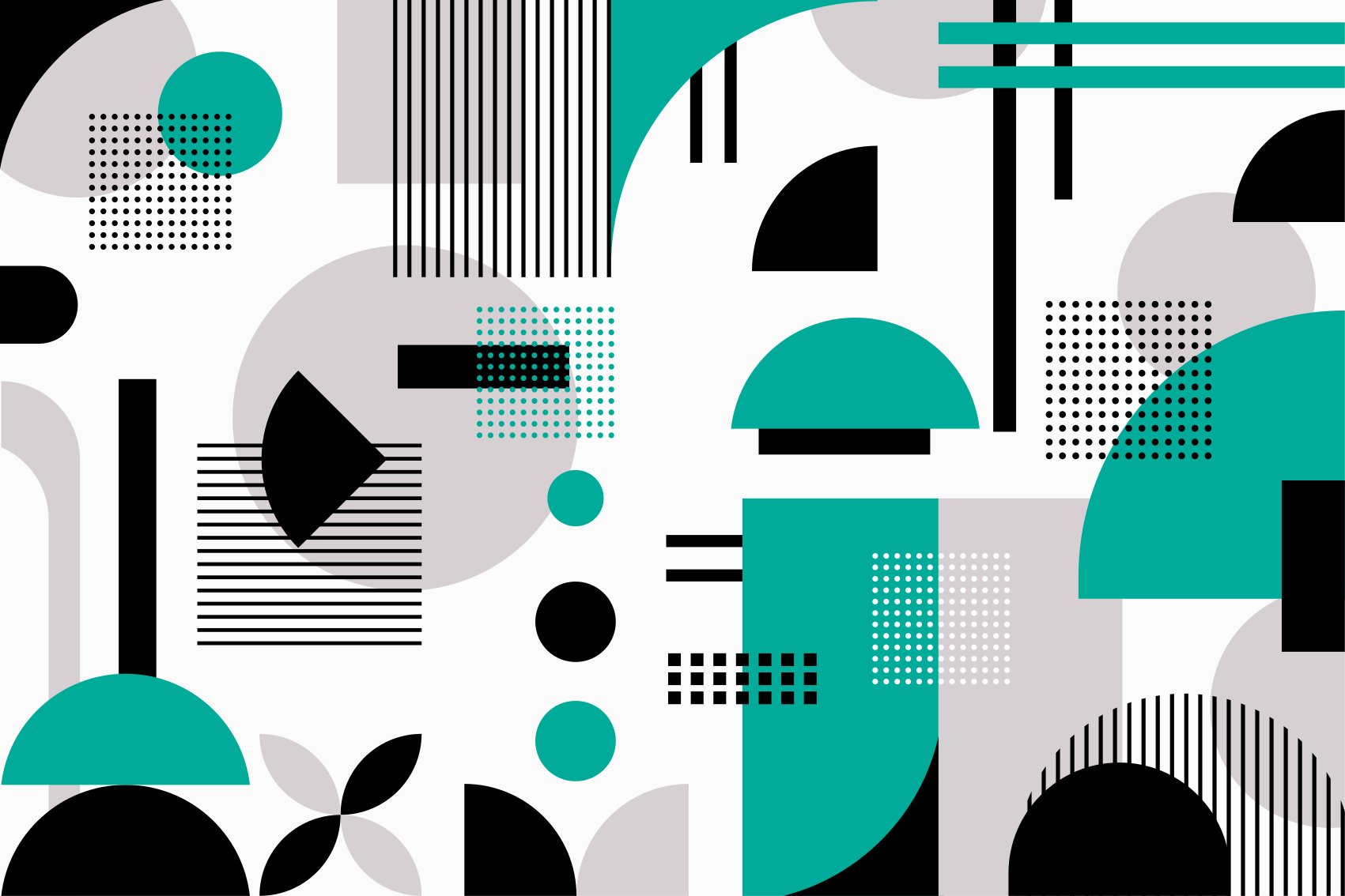 Moderný vinylový koberec s geometrickým tvarom - Tenstickers