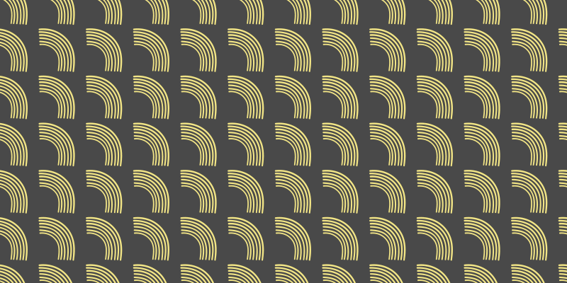 Koberce s severským a žltým geometrickým vzorom - Tenstickers