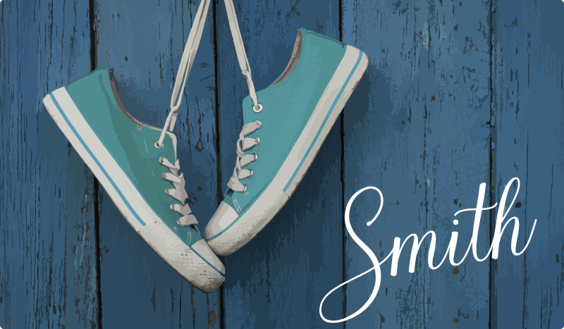 vzorovaný vinylový koberec personalizácia tenisiek - Tenstickers