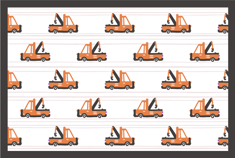 rôzne vinylové koberce pre deti vzor hračkárskeho žeriavu - Tenstickers