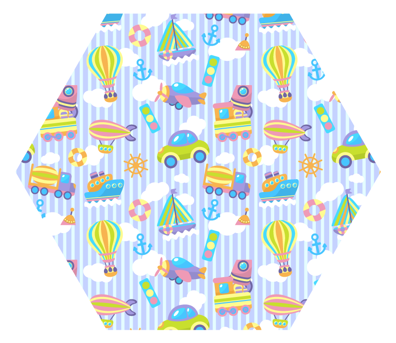 detský vinylový koberec obraz z detstva - Tenstickers