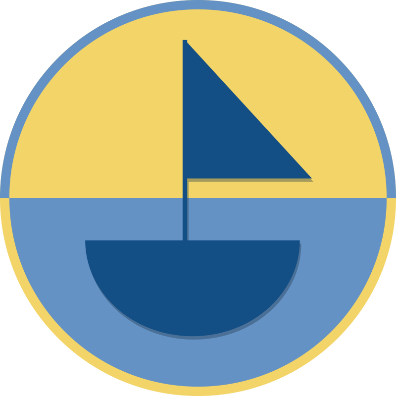 Vinylový koberec s geometrickými tvarmi námorníka - Tenstickers