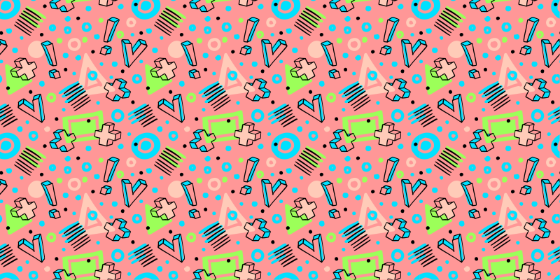 rôzne vinylové koberce pre deti hravá geometria - Tenstickers