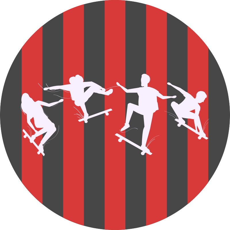 detský vinylový hry šermiarske siluety - Tenstickers